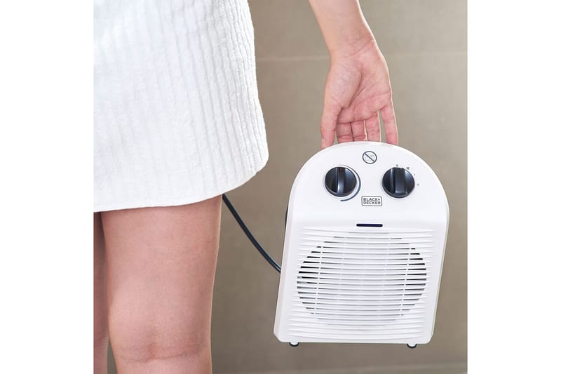 Varmevifte Black+Decker 2000W Hvit - Hus & oppussing - Klimakontroll - Oppvarming