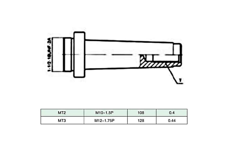 Boreverktøy sett 15 stk 50 mm borehode MT3-F1-12 - Verktøysett