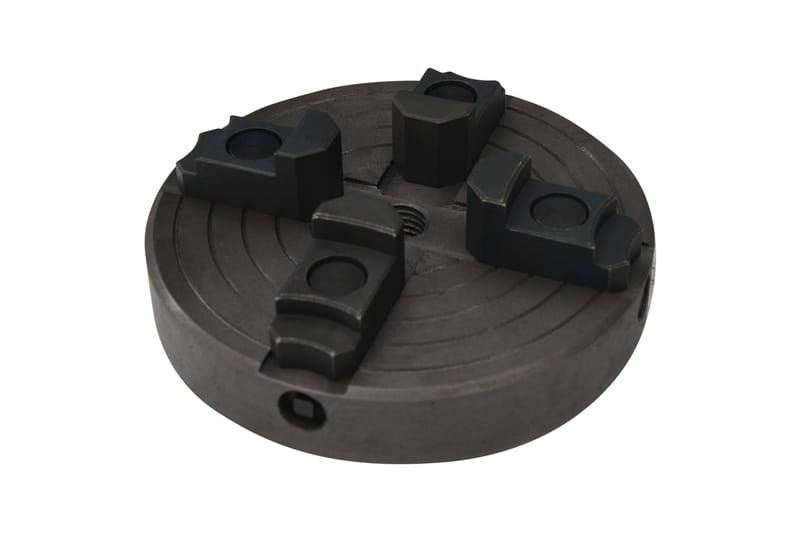 Chuck til tredreiebenk 4 bakker M18 gjenge svart 150x63 mm - Hus & oppussing - Verktøy & maskiner - Håndverktøy - Limverktøy & klemmer