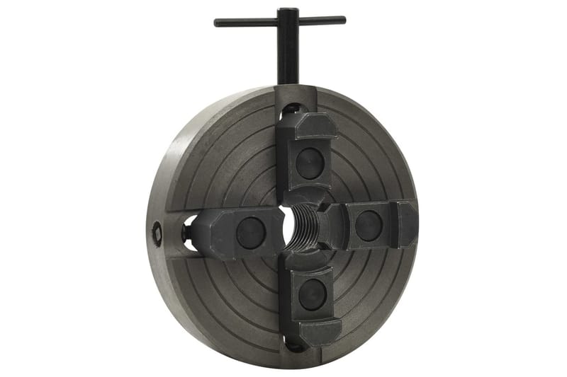 Chuck til tredreiebenk 4 bakker M33 gjenge svart 150x63 mm - Hus & oppussing - Verktøy & maskiner - Håndverktøy - Limverktøy & klemmer