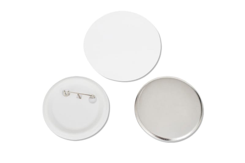 Jakkemerker 500 stk 25 mm - Silver - Hus & oppussing - Verktøy & maskiner - Håndverktøy - Stifteverktøy & nagleverktøy