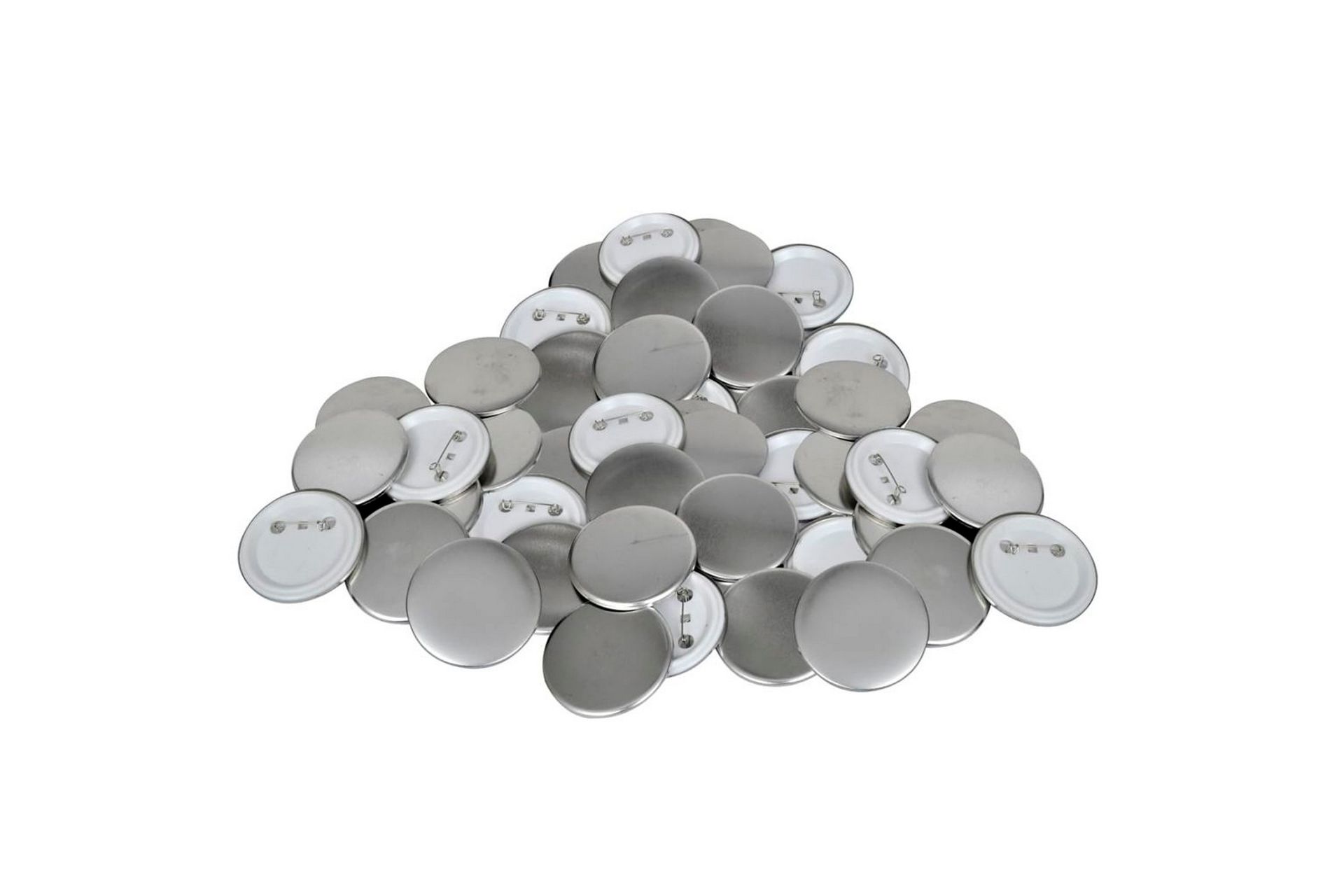 Jakkemerker 500 stk 25 mm - Silver - Hus & oppussing - Verktøy & maskiner - Håndverktøy - Stifteverktøy & nagleverktøy