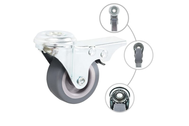 Svinghjul med bolthull 32 stk 50 mm - Oppbevaring - Oppbevaring til småting - Oppbevaringsbokser - Kasser