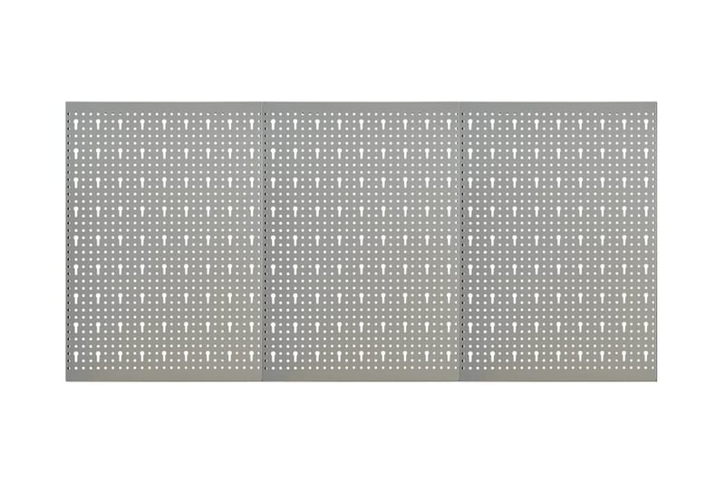 Verktøytavler for vegg 3 stk 40x58 cm stål - Hus & oppussing - Garasje & verksted - Garasjeinteriør & garasjeoppbevarin