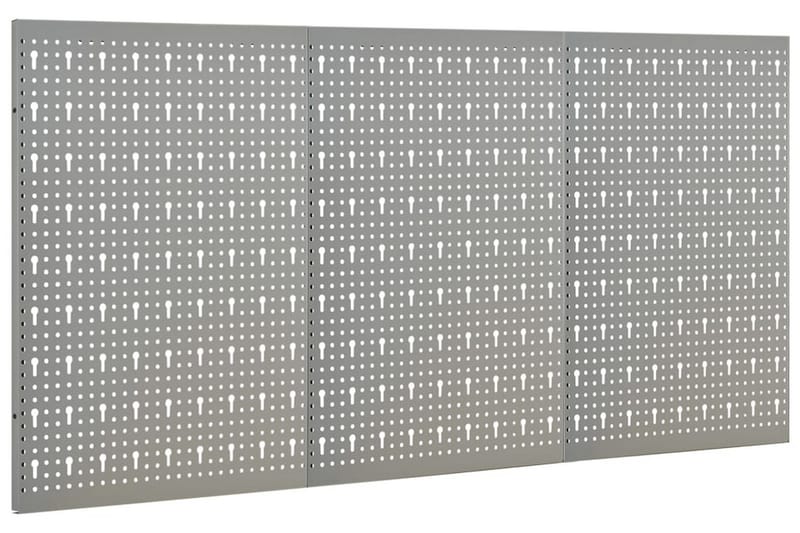 Verktøytavler for vegg 3 stk 40x58 cm stål - Hus & oppussing - Garasje & verksted - Garasjeinteriør & garasjeoppbevarin