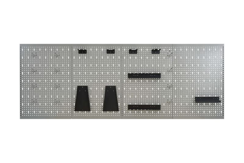 Verktøytavler for vegg 4 stk 40x58 cm stål - Hus & oppussing - Garasje & verksted - Garasjeinteriør & garasjeoppbevarin