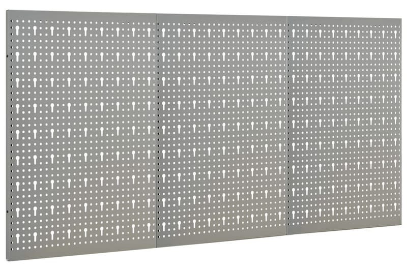 Verktøytavler for vegg 3 stk 40x58 cm stål - Verktøytavle - Garasjeinteriør & garasjeoppbevarin