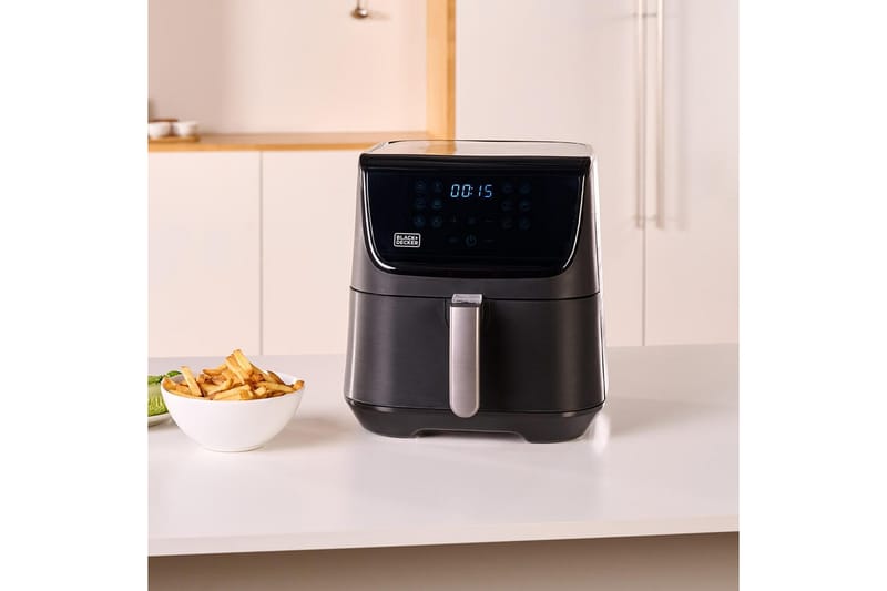 Air Fryer Black+Decker 1800W 5,5L - Svart - Husholdning - Kjøkkenmaskiner