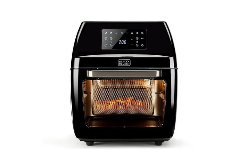 Air Fryer Black+Decker Ovn 1700W 12L - Svart - Husholdning - Kjøkkenmaskiner
