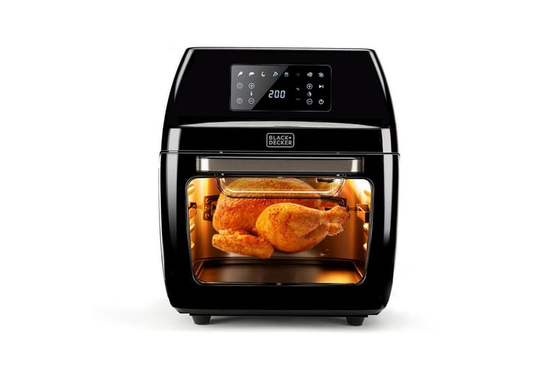 Air Fryer Black+Decker Ovn 1700W 12L - Svart - Husholdning - Kjøkkenmaskiner