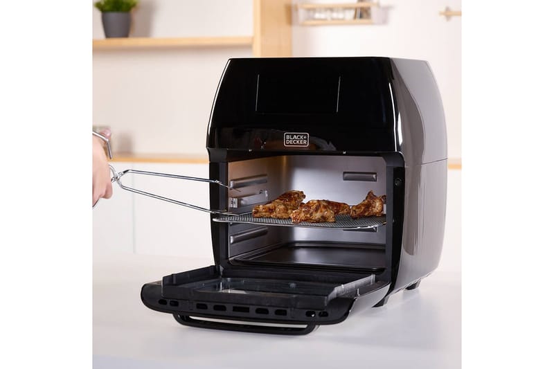 Air Fryer Black+Decker Ovn 1700W 12L - Svart - Husholdning - Kjøkkenmaskiner