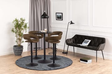 Barbord HOME4YOU Ibiza D60x105 cm svart ask - svart ask - Husholdning - Bar & vin - Barmøbler