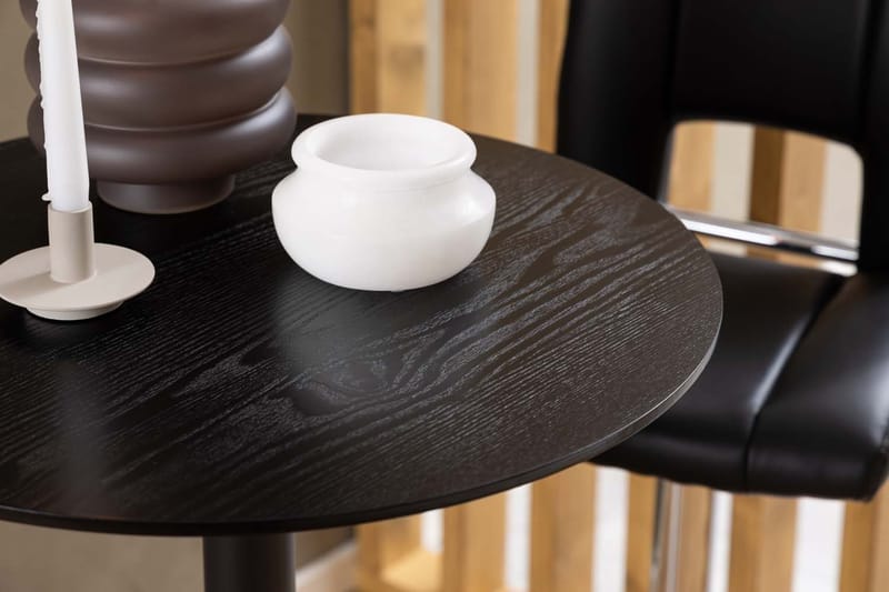 Barbord HOME4YOU Ibiza D60x105 cm svart ask - svart ask - Husholdning - Bar & vin - Barmøbler