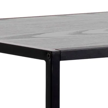 Barbord HOME4YOU Seaford 120x60x105 cm svart - svart ask - Husholdning - Bar & vin - Barmøbler