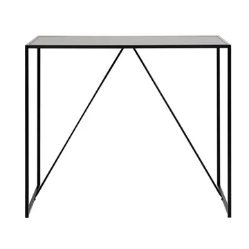 Barbord HOME4YOU Seaford 120x60x105 cm svart - svart ask - Husholdning - Bar & vin - Barmøbler