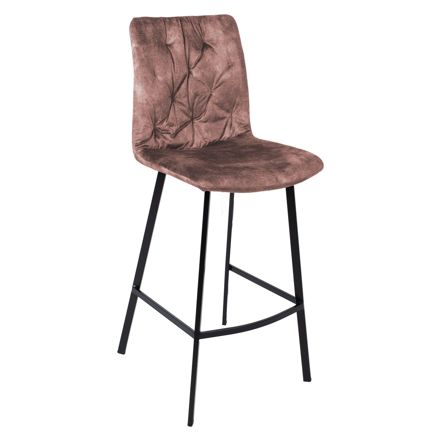 Barstol HOME4YOU Afton 100x40xh140 cm, eik - mørk rosa