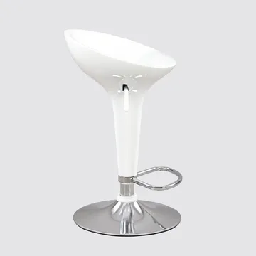 Barstol HOME4YOU Amigo 120x40xh85 cm, Melamin eik - hvit - Husholdning - Bar & vin - Barmøbler