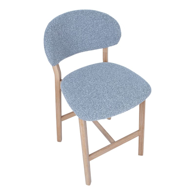 Barstol HOME4YOU Bless 106x40xh76 cm, eik - grå - Husholdning - Bar & vin - Barmøbler