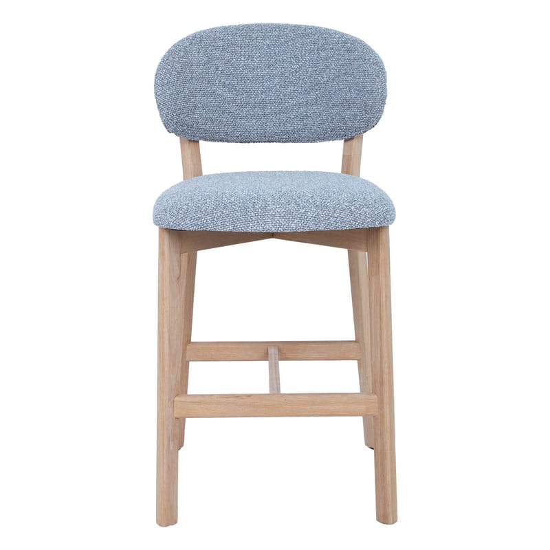 Barstol HOME4YOU Bless 106x40xh76 cm, eik - grå - Husholdning - Bar & vin - Barmøbler