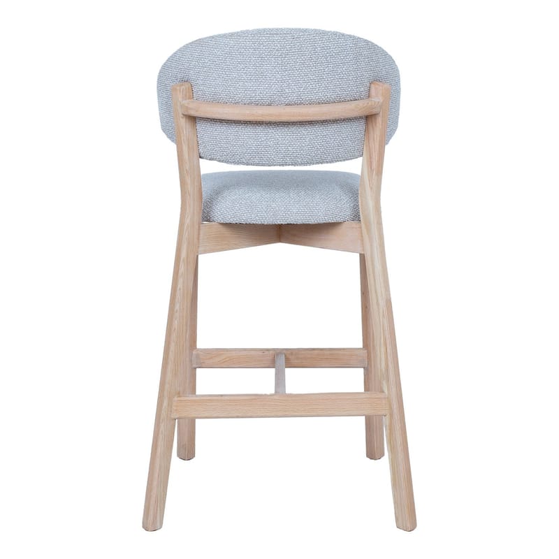 Barstol HOME4YOU Bless 180x40xh76 cm, eik - lysegrå - Husholdning - Bar & vin - Barmøbler