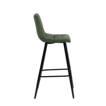 Barstol HOME4YOU Chilli 150x40xh80 cm, svart - skoggrønn - Husholdning - Bar & vin - Barmøbler