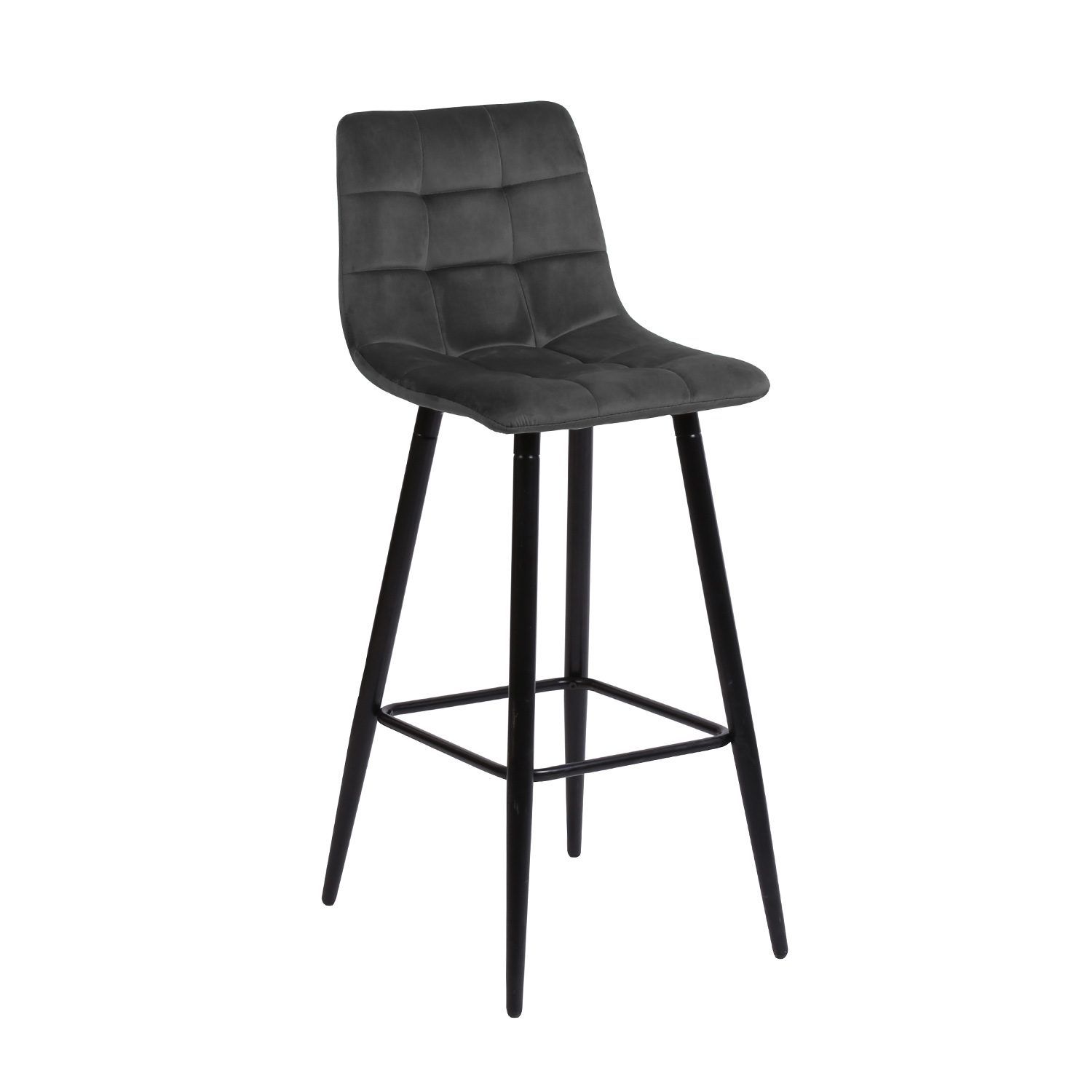 Barstol HOME4YOU Chilli 75x40xh102 cm, eik - brungrå