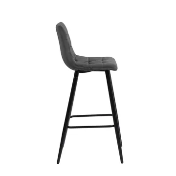 Barstol HOME4YOU Chilli 75x40xh102 cm, eik - brungrå - Husholdning - Bar & vin - Barmøbler