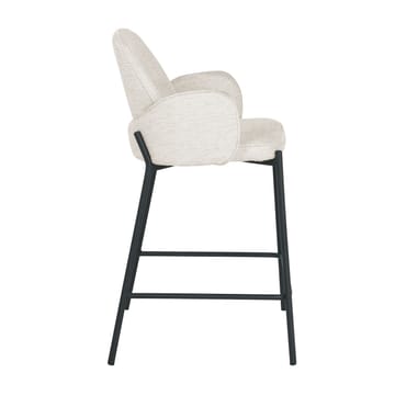 Barstol HOME4YOU Damen 80x40xh90 cm, Svart - lys beige - Husholdning - Bar & vin - Barmøbler
