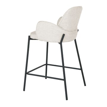 Barstol HOME4YOU Damen 80x40xh90 cm, Svart - lys beige - Husholdning - Bar & vin - Barmøbler