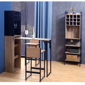 Barstol HOME4YOU Hannes 38x38x80 cm rustikk melamin - rustikk - Husholdning - Bar & vin - Barmøbler