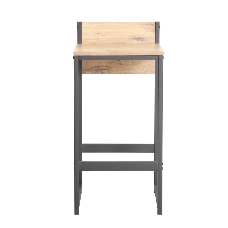 Barstol HOME4YOU Hannes 38x38x80 cm rustikk melamin - rustikk - Husholdning - Bar & vin - Barmøbler