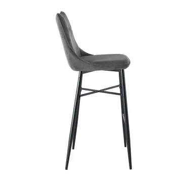 Barstol HOME4YOU Oasis 160x47,5xh64 cm, furu - grå - Husholdning - Bar & vin - Barmøbler