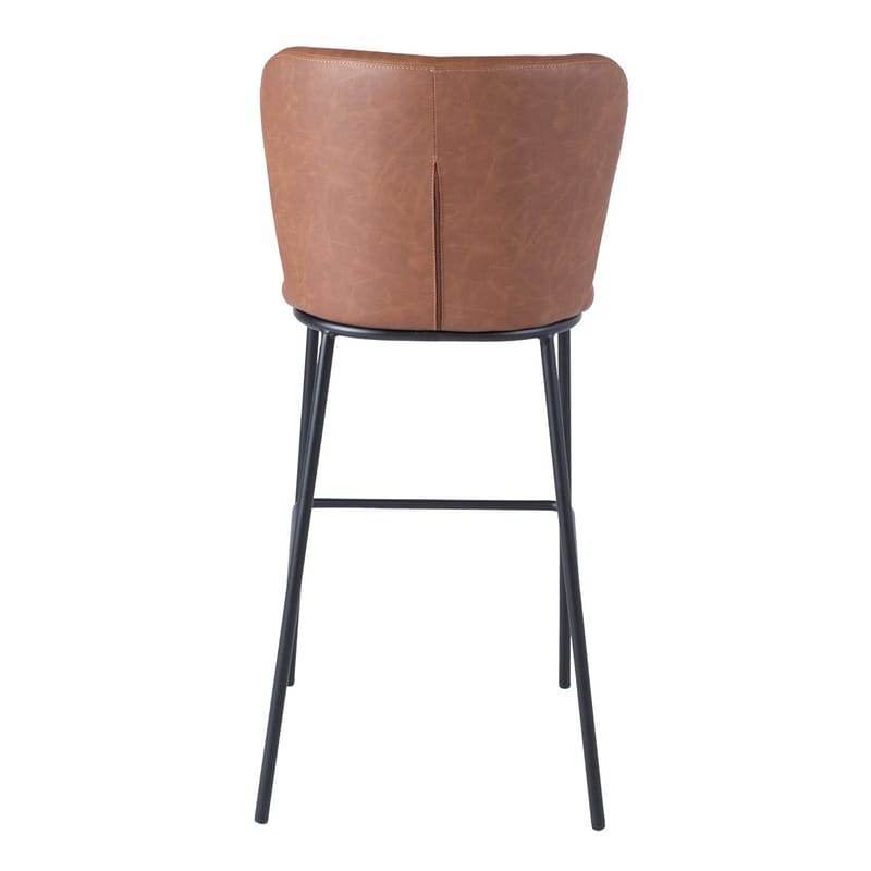 Barstol HOME4YOU Savoy 120x40xh75 cm, melamin med eikebark - lys brun - Husholdning - Bar & vin - Barmøbler