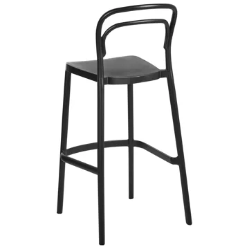 Barstol utendørs Porano - Svart - Husholdning - Bar & vin - Barmøbler