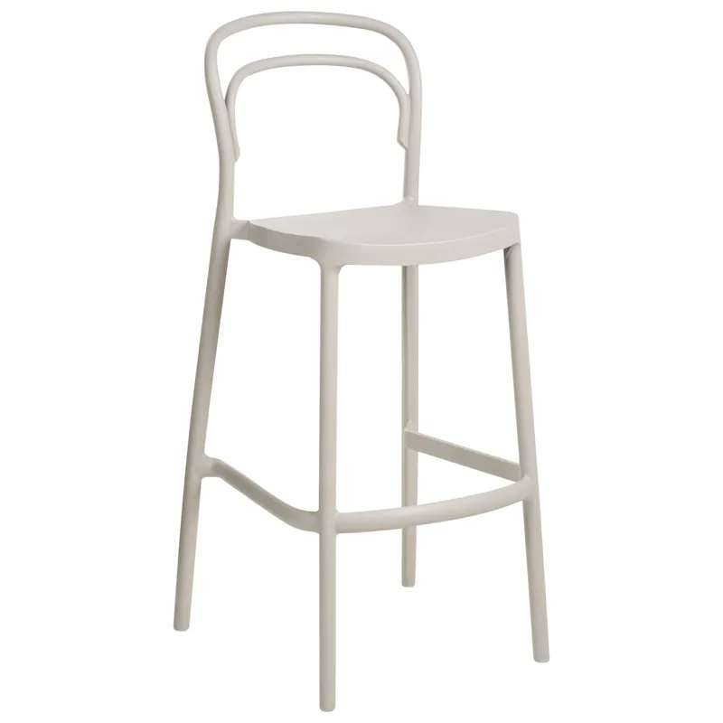 Barstol utendørs Porano - Beige - Husholdning - Bar & vin - Barmøbler