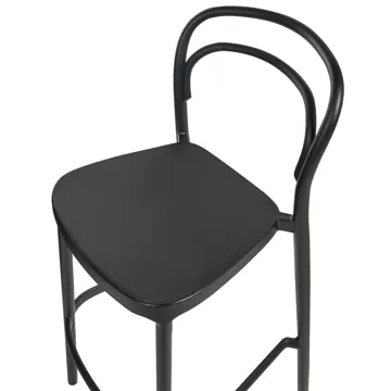 Barstol utendørs Porano - Svart - Husholdning - Bar & vin - Barmøbler