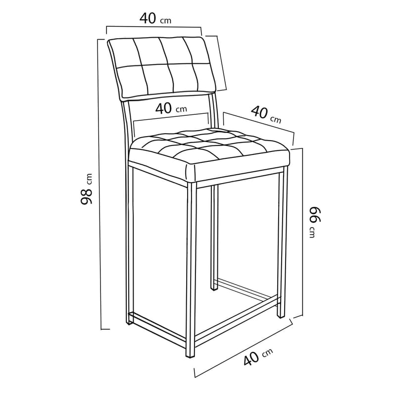 Cenanwesh barstol - Antrasitt - Husholdning - Bar & vin - Barmøbler