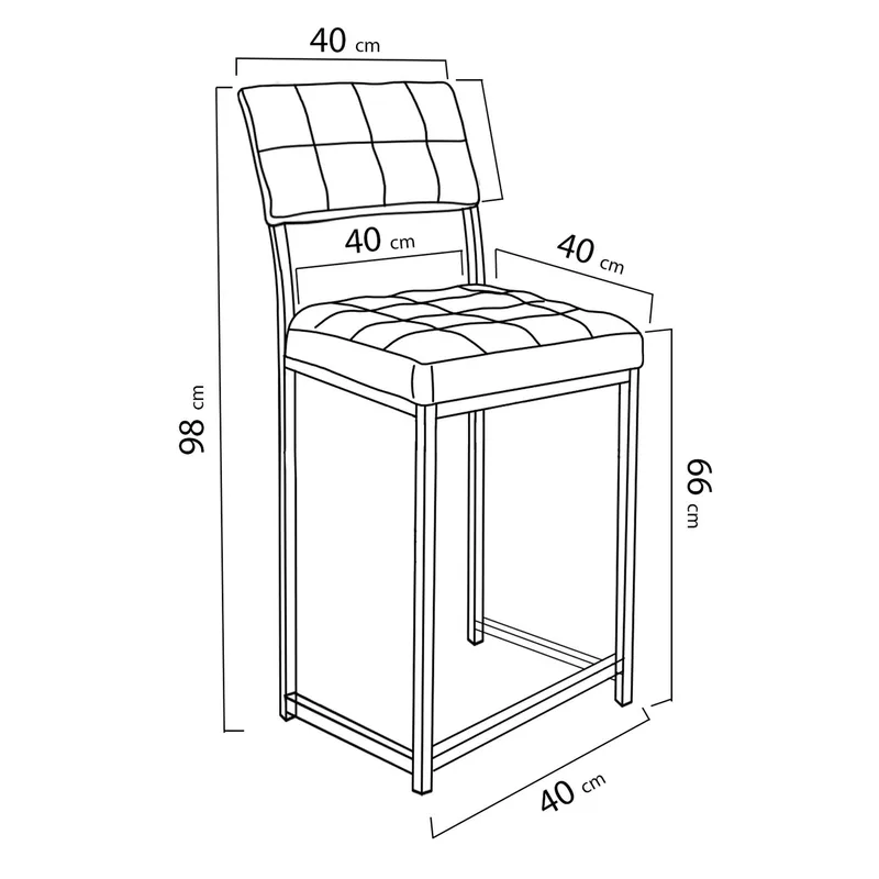 Cenanwesh barstol - Antrasitt - Husholdning - Bar & vin - Barmøbler