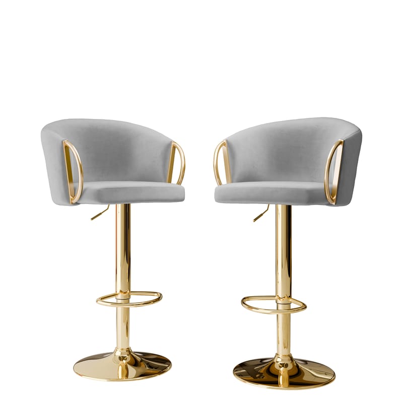 Garrick Barstol 84 cm 2-pakning - Grå - Husholdning - Bar & vin - Barmøbler