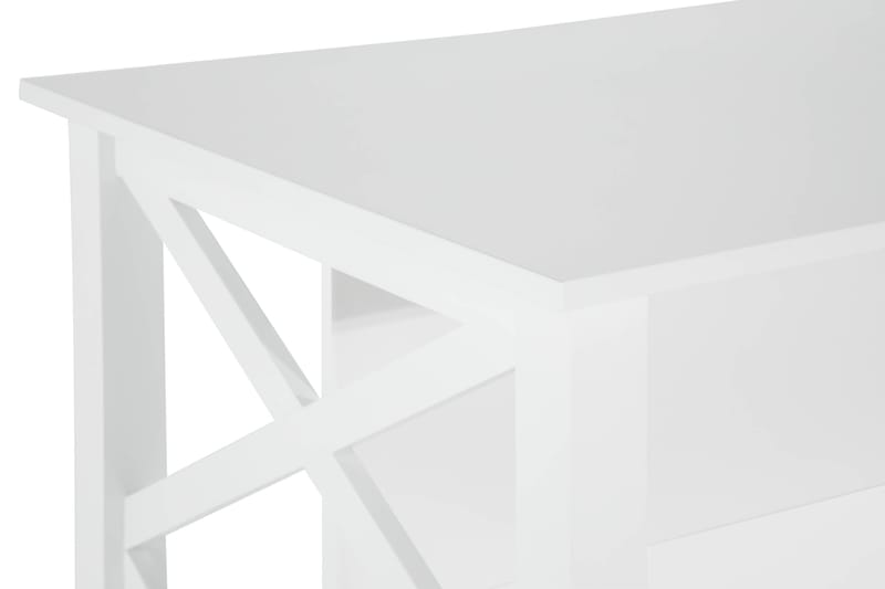 Milla Kjøkkenøy 135x80x90 cm - Hvit - Oppbevaring - Kjøkkenøyer