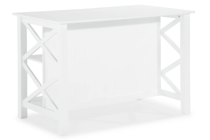 Milla Kjøkkenøy 135x80x90 cm - Hvit - Oppbevaring - Kjøkkenøyer