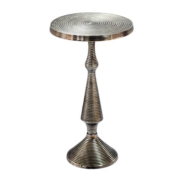 Rivnor rundt sidebord 30 cm i aluminium - sølv - Møbler - Bord - Avlastningsbord - Brettbord og småbord