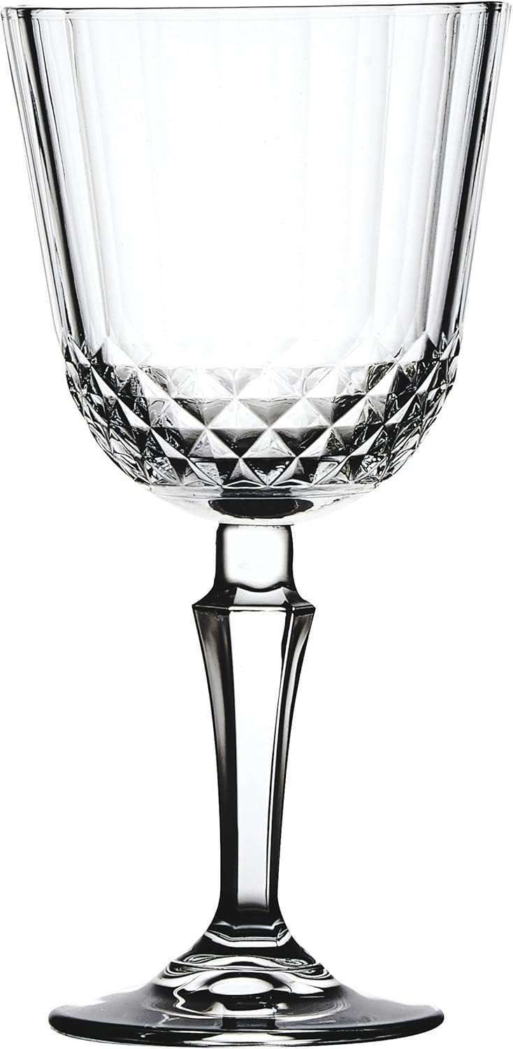 Vinglassett (6 deler) Opviq PB-440230 (8,5 x 8,5 x 17 cm) Transparent - Transparent