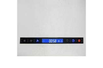 Fritthengende kjøkkenvifte sensor LCD 37 cm rustfritt stål - Silver - Husholdning - Hvitevarer - Kjøkkenvifte & kjøkkenventilator - Fritthengende ventilator