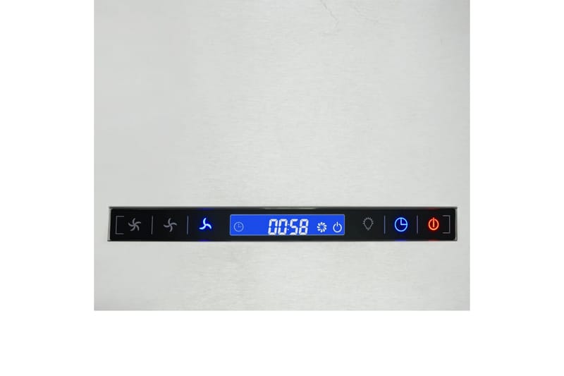 Fritthengende kjøkkenvifte sensor LCD 37 cm rustfritt stål - Silver - Husholdning - Hvitevarer - Kjøkkenvifte & kjøkkenventilator - Fritthengende ventilator