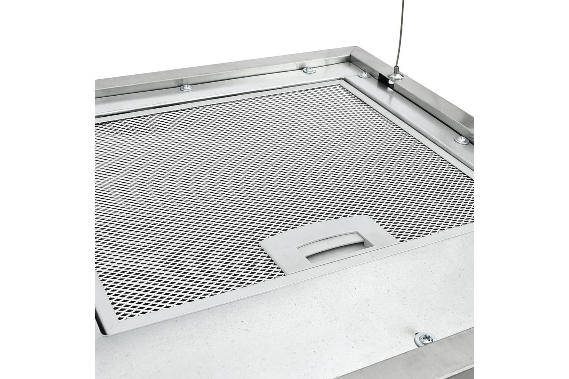 Fritthengende kjøkkenvifte sensor LCD 37 cm rustfritt stål - Silver - Husholdning - Hvitevarer - Kjøkkenvifte & kjøkkenventilator - Fritthengende ventilator