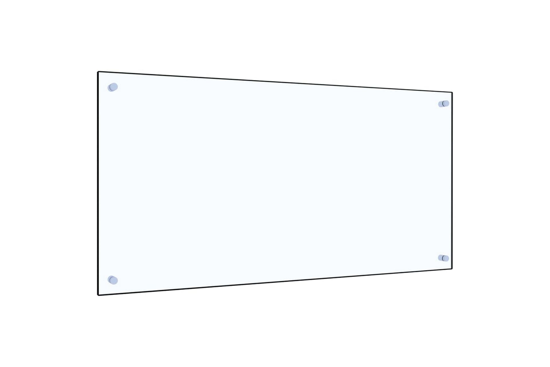 Kjøkkenplate gjennomsiktig 100x50 cm herdet glass - Gjennomsiktig - Husholdning - Hvitevarer - Kjøkkenvifte & kjøkkenventilator - Tilbehør kjøkkenvifte & kjøkkenventilator