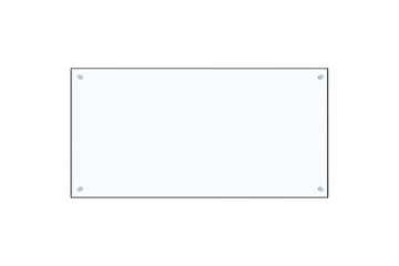 Kjøkkenplate gjennomsiktig 100x50 cm herdet glass - Gjennomsiktig - Husholdning - Hvitevarer - Kjøkkenvifte & kjøkkenventilator - Tilbehør kjøkkenvifte & kjøkkenventilator