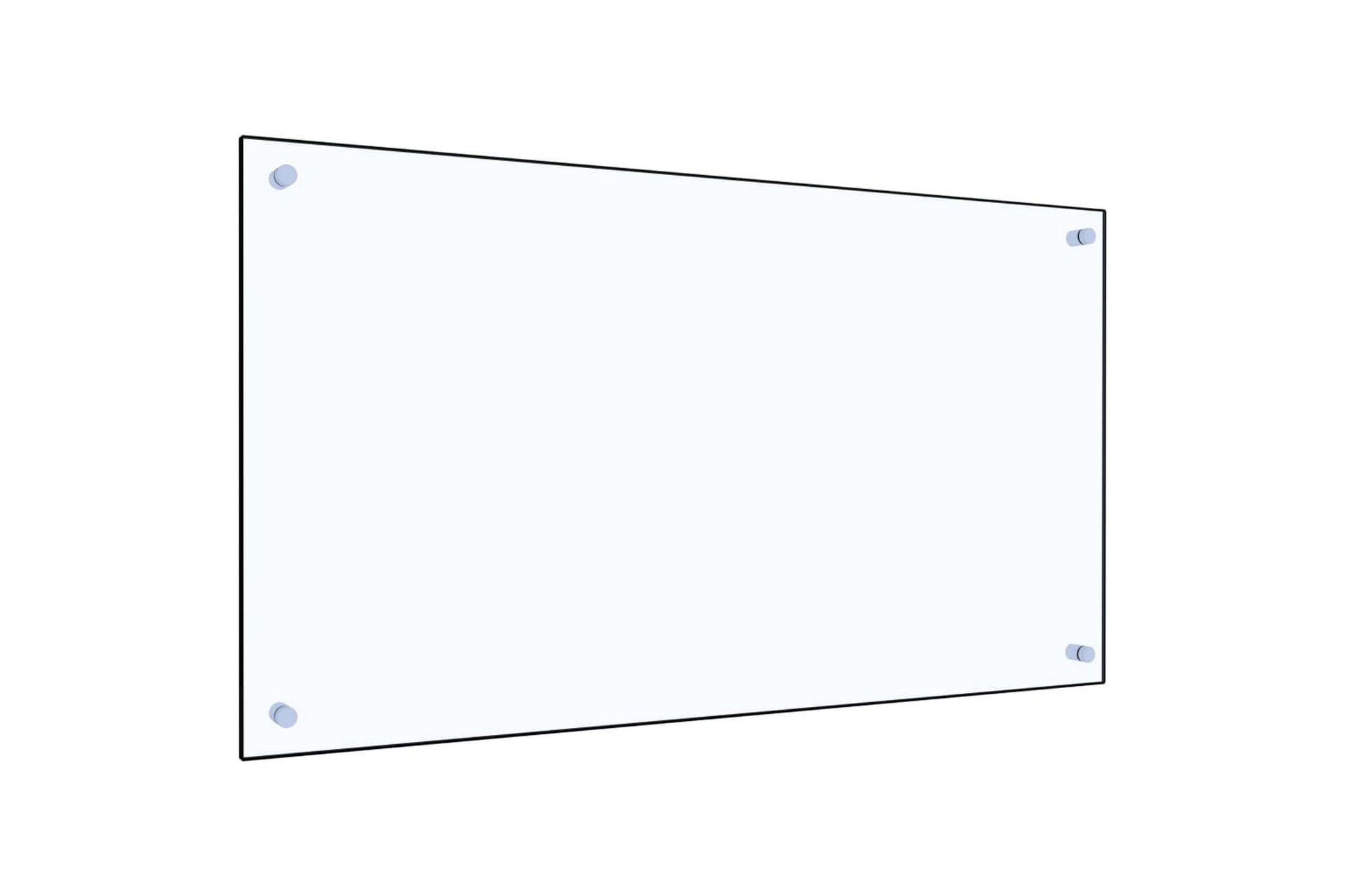 Kjøkkenplate gjennomsiktig 90x50 cm herdet glass - Gjennomsiktig - Husholdning - Hvitevarer - Kjøkkenvifte & kjøkkenventilator - Tilbehør kjøkkenvifte & kjøkkenventilator