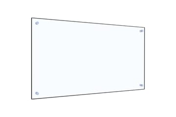 Kjøkkenplate gjennomsiktig 90x50 cm herdet glass - Gjennomsiktig - Husholdning - Hvitevarer - Kjøkkenvifte & kjøkkenventilator - Tilbehør kjøkkenvifte & kjøkkenventilator